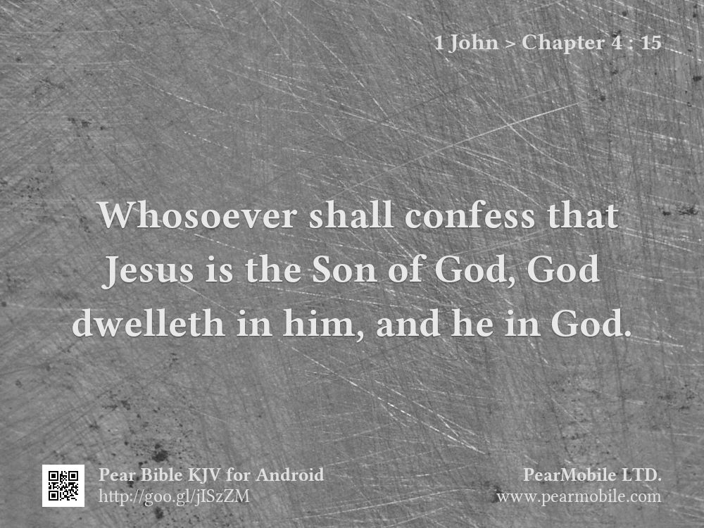 1 John, Chapter 4:15